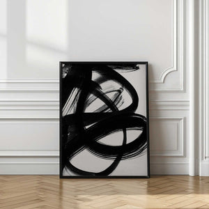 Tablou înramat „Abstract Brush Strokes 5 A1” de Mareike Böhmer