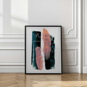 Tablou înramat „Abstract Brush Strokes 3x A1” de Mareike Böhmer