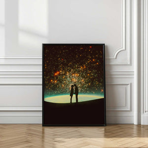 Tablou înramat „A Cosmic Kiss” de Taudalpoi