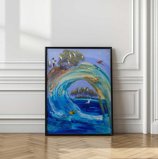 Tablou înramat „Flowing with you” de Adam Bogusz