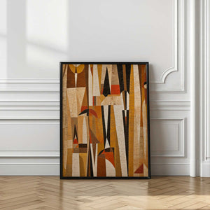 Tablou înramat „Geometric Harmony” de Treechild