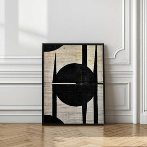 Tablou înramat „Geometric Harmony” de Treechild