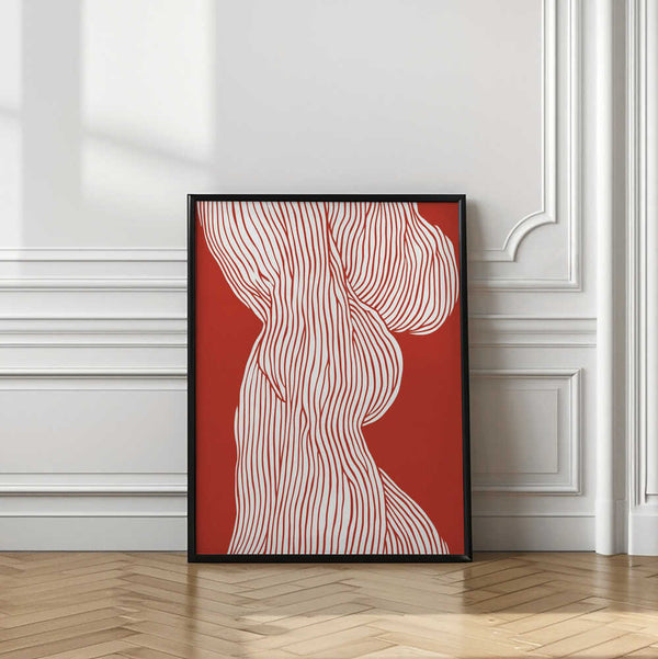 Tablou înramat „Flowing Contours” de Treechild