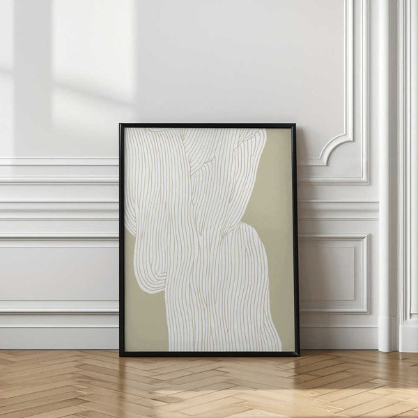 Tablou înramat „Flowing Line Harmony” de Treechild
