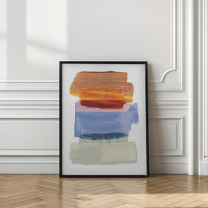 Tablou înramat „Abstract Brush Strokes 49 A1” de Mareike Böhmer