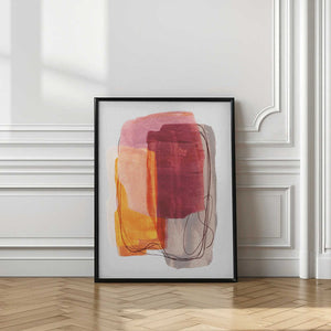 Tablou înramat „Abstract Brush Strokes 51” de Mareike Böhmer