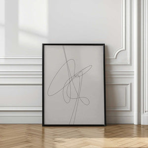 Tablou înramat „Brown Abstract” de Oju Design