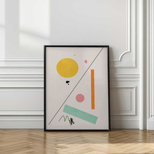 Tablou înramat „Geoz” de Oju Design