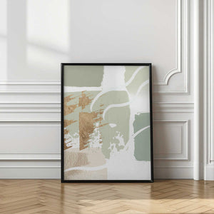 Tablou înramat „simply green-2” de Sally Ann Moss