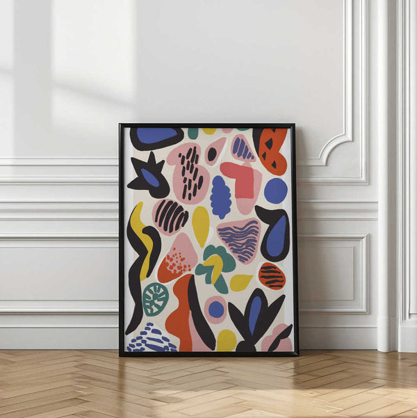 Tablou înramat „Vibrant Abstractions” de Treechild