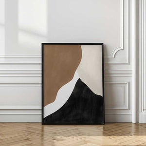 Tablou înramat „Abstract Beige and Brown Art” de Elena Ristova