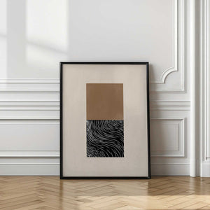 Tablou înramat „Geometric and Organic Shapes” de Elena Ristova