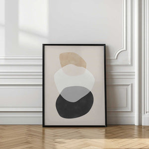 Tablou înramat „Beige Boho Shapes” de Elena Ristova