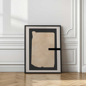 Tablou înramat „Abstract Beige Painting” de Elena Ristova