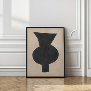 Tablou înramat „Abstract Vase Silhouette” de Elena Ristova