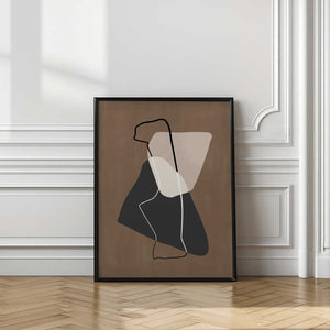 Tablou înramat „Abstract Silhouette” de Elena Ristova