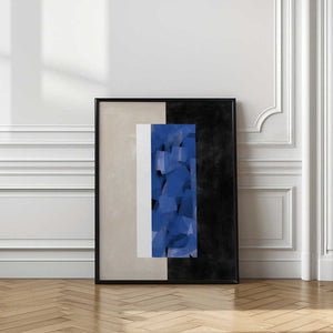 Tablou înramat „Blue Block Essence” de Elena Ristova
