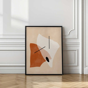 Tablou înramat „Geometric Shapes In Earthy Tones” de Elena Ristova
