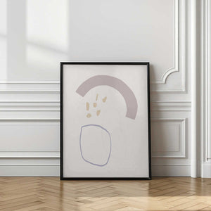 Tablou înramat „Gentle Curves Dance” de uplusmestudio