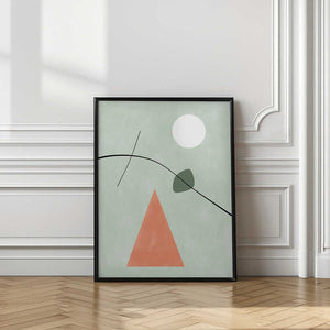 Tablou înramat „Shapes in Harmony” de Elena Ristova