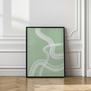 Tablou înramat „Minty Flow” de Elena Ristova