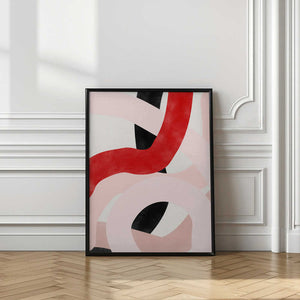 Tablou înramat „Colorful Curves” de Elena Ristova