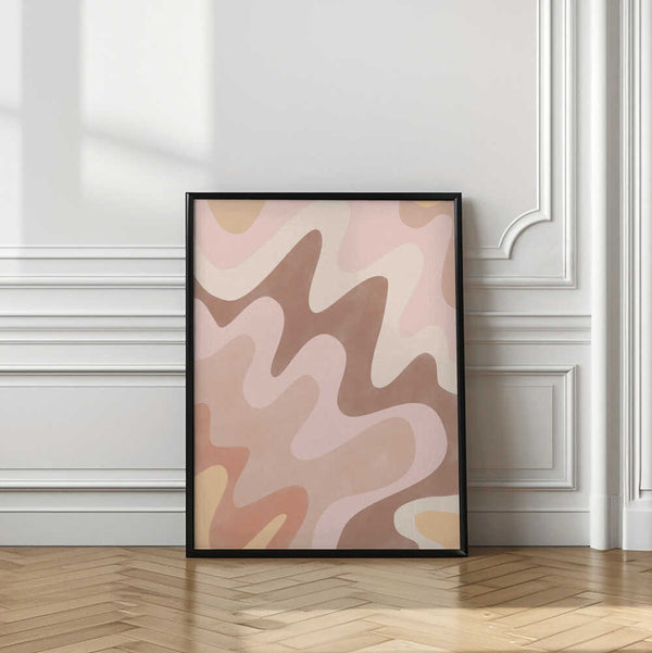 Tablou înramat „Dreamy Wavescape” de Elena Ristova