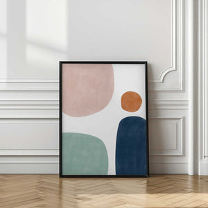 Tablou înramat „Shapes and Hues” de Elena Ristova