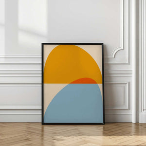 Tablou înramat „Mid Century Pastel 18” de Ana Rut Bre