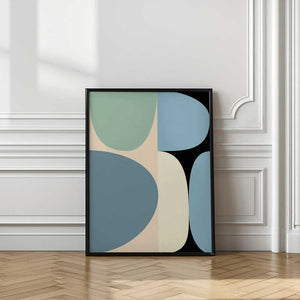 Tablou înramat „Mid Century Pastel 17” de Ana Rut Bre