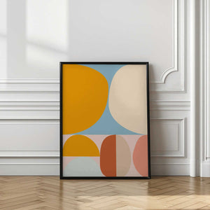 Tablou înramat „Mid Century Pastel 15” de Ana Rut Bre