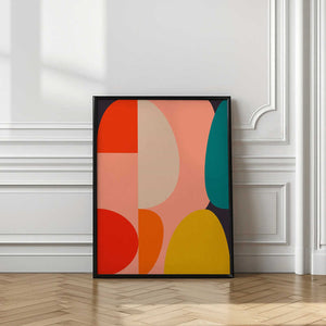 Tablou înramat „Mid Century Pastel 14” de Ana Rut Bre