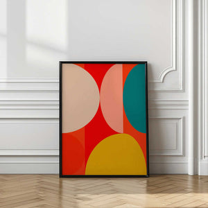 Tablou înramat „Mid Century Pastel 13” de Ana Rut Bre