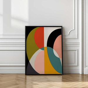 Tablou înramat „Mid Century Pastel 11” de Ana Rut Bre