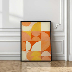 Tablou înramat „Spring Mid Rhapsody Orange 3” de Ana Rut Bre