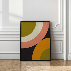 Tablou înramat „Geo Shapes Fall 21 Rounded” de Ana Rut Bre