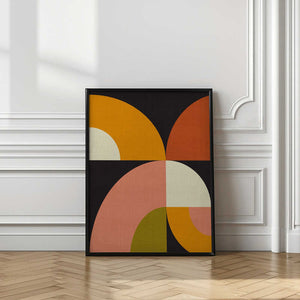 Tablou înramat „Geo Shapes Fall 21 Geo” de Ana Rut Bre