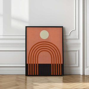Tablou înramat „Geo Shapes Fall 21 Arc” de Ana Rut Bre