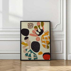 Tablou înramat „Mid Century Cut Outs2” de Ana Rut Bre
