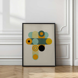 Tablou înramat „Rainbow Plus Shapes9” de Ana Rut Bre