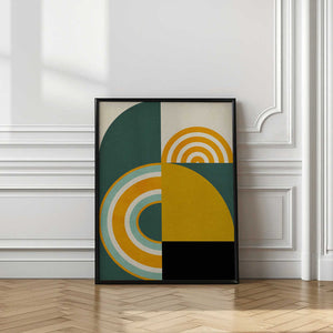 Tablou înramat „Rainbow Plus Shapes8” de Ana Rut Bre