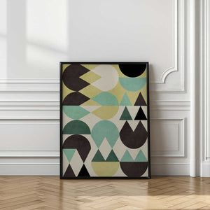 Tablou înramat „Rainbow Plus Shapes6” de Ana Rut Bre