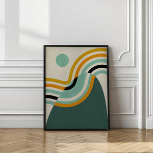 Tablou înramat „Rainbow Plus Shapes2” de Ana Rut Bre