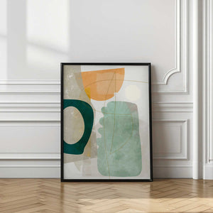 Tablou înramat „Nature Friendly Terracotta 2 Aquarell Kopie” de Ana Rut Bre