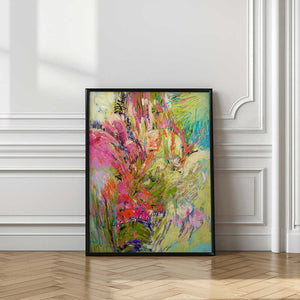 Tablou înramat „Expressionist Colorful Abstract” de Dorothy Fagan