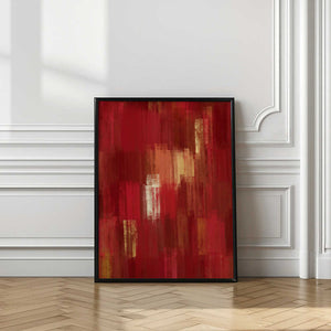 Tablou înramat „Abstract Modern Brush Strokes” de Bilge Paksoylu