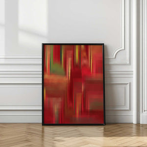 Tablou înramat „Abstract Geometric Modern Art” de Bilge Paksoylu