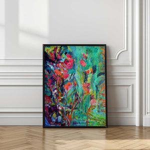 Tablou înramat „Vivid Colors And Delicate Petals” de Dorothy Fagan