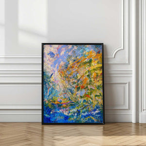 Tablou înramat „A Symphony of Green Hues” de Dorothy Fagan