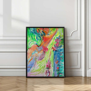 Tablou înramat „Colorful Whirlwind” de Dorothy Fagan
